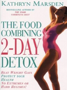 Image of The Food Combining 2-Day Detox by Kathryn Marsden Book