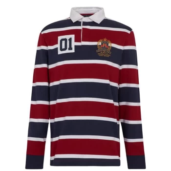 Image of Howick County Rugby Shirt - Red Stripe