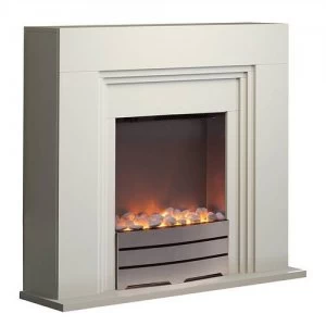 Image of Warmlite York Fireplace Suite - Ivory