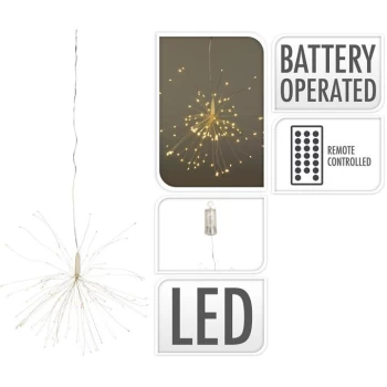 Image of The Spirit Of Christmas Hanging LED Firework - 50cm Warm White