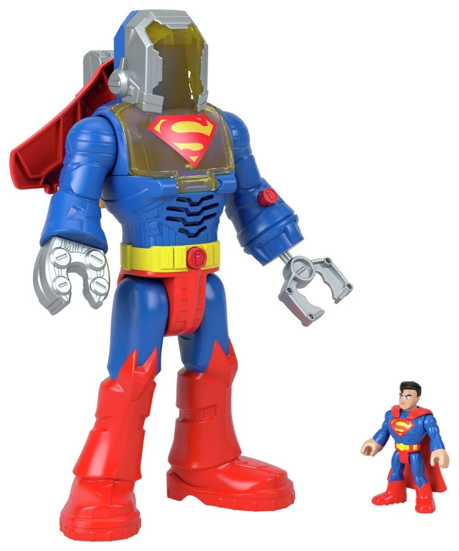 Image of DC Super Friends Imaginext DC Super Friends Superman Insider & Exo Suit Robot