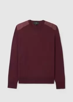 Belstaff Mens Kerrigan Crewneck Sweatshirt In Redwood