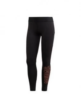 adidas Alpha Skin 7/8 Leggings - Black, Size L, Women