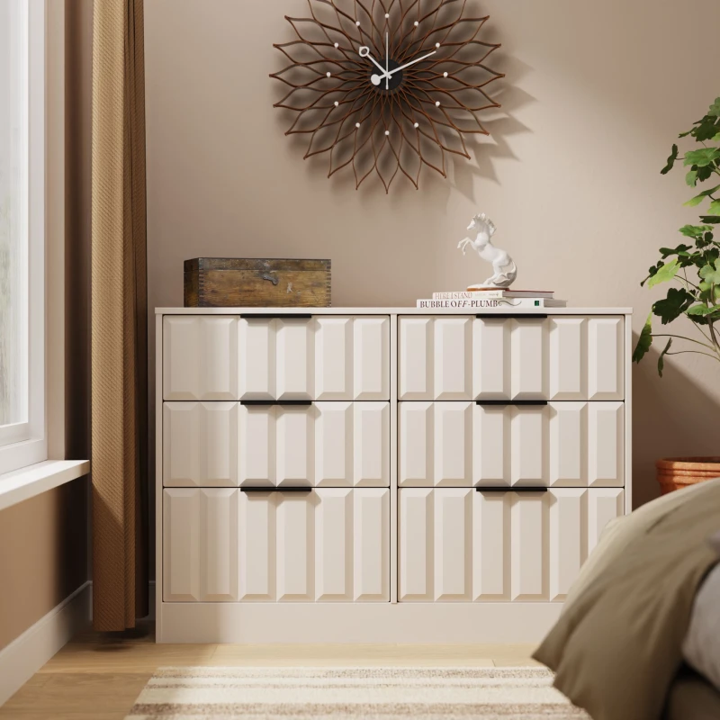 Image of Welcome Furniture Welcome Furniutre New York 6 Drawer Bed Box - Ready Assembled NYC015KMKM