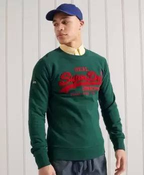 Image of Superdry Vintage Logo Chenille Crew Sweatshirt