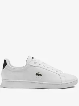 Image of Lacoste Carnaby Pro 123 8 Sma Trainer, White/Black, Size 11, Men
