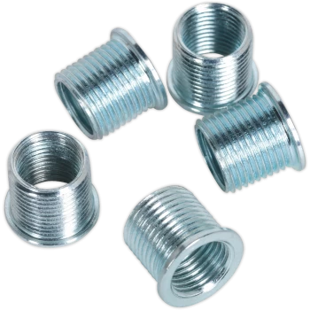 image of Sealey Glow Plug Thread Repair Replacement Inserts M10 1mm Pack of 5