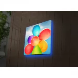 Image of 2828DACT-35 Multicolor Decorative LED Lighted Canvas Painting
