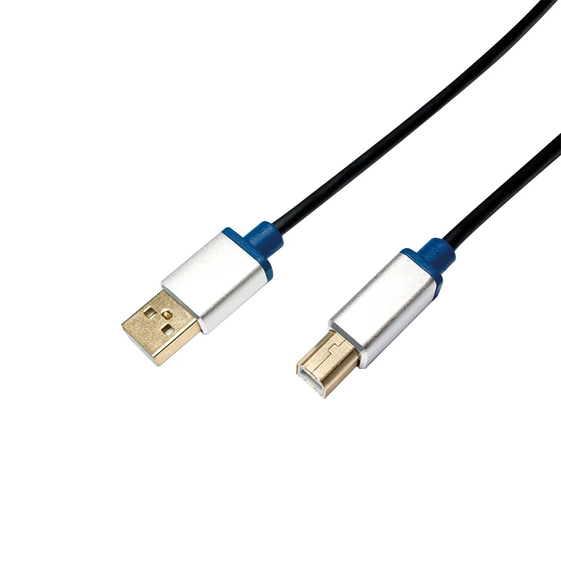 Image of LogiLink 2m. USB2.0-A/USB2.0-B USB cable USB A USB B Black