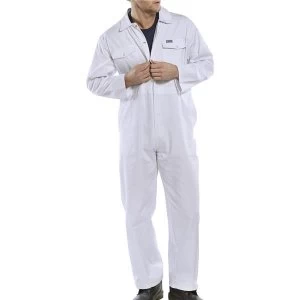 image of Click Workwear Boilersuit White Size 48 Ref PCBSW48 Up to 3 Day