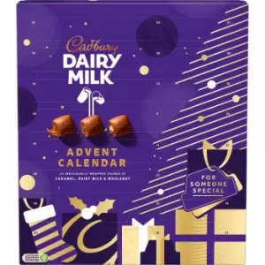 image of Cadbury Dairy Milk Chocolate Chunks Advent Calendar 258g