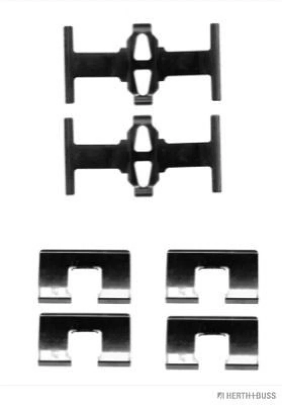 Image of Brake pad fitting kit HERTH+BUSS JAKOPARTS J3664010