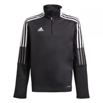 Image of adidas Tiro 21 Warm Top Kids - Black