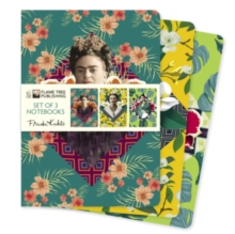 Image of Frida Kahlo Set of 3 Standard Notebooks Notebook / blank book
