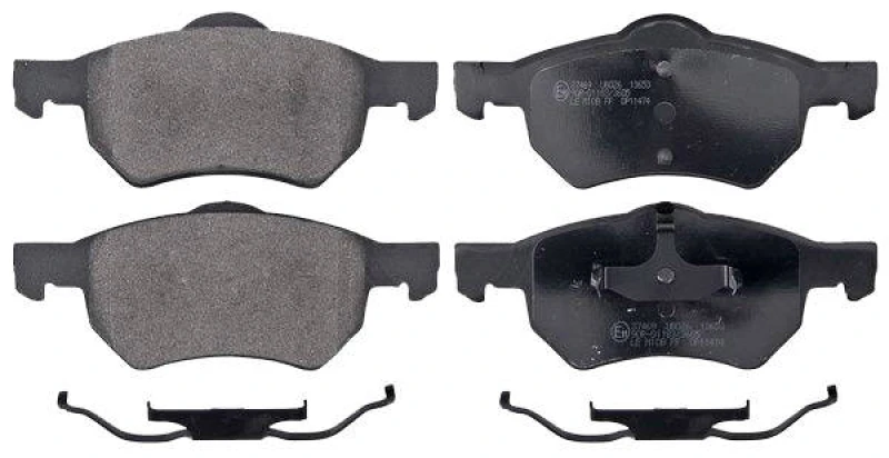 Image of A.B.S. 37469 Brake pad set without integrated wear sensor Brake Pad Set,disc brake (402)