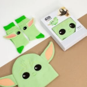 Image of The Mandalorian Beanie and Socks Gift Set - The Child