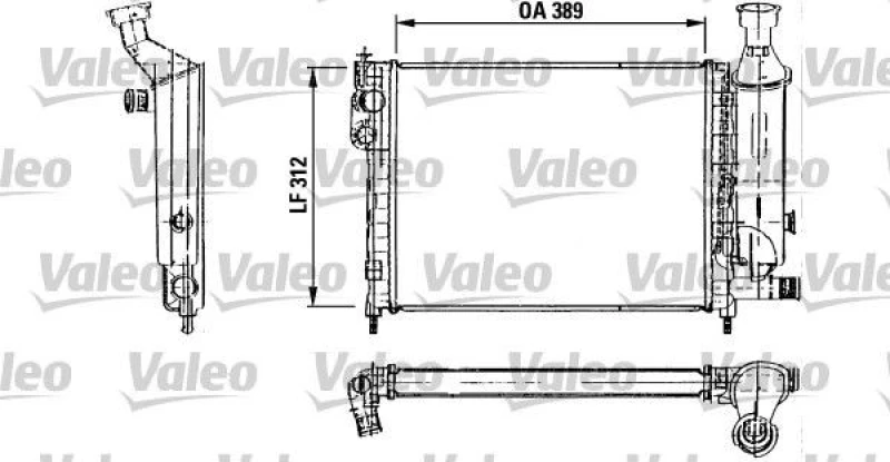 Image of Engine radiator VALEO 730492