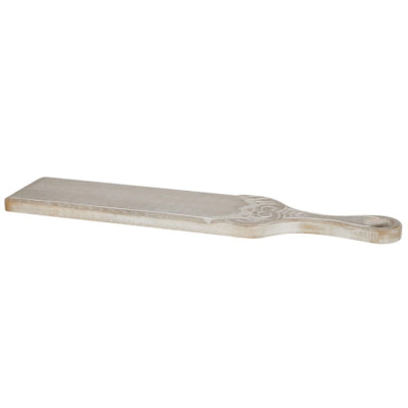 Image of Beliani Serving Tray Edfu Mango Wood Light Brown