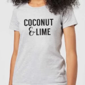 Image of Coconut and Lime Womens T-Shirt - Grey - 5XL