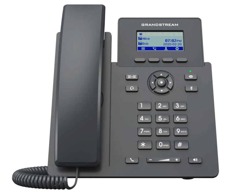 Image of Grandstream Networks GRP2601P IP phone Black 2 lines LCD