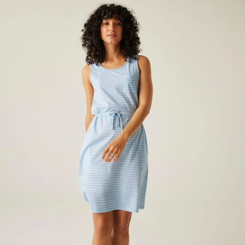 Image of Regatta Womens Ariena Slip Dress Chambray Blue/W female 16