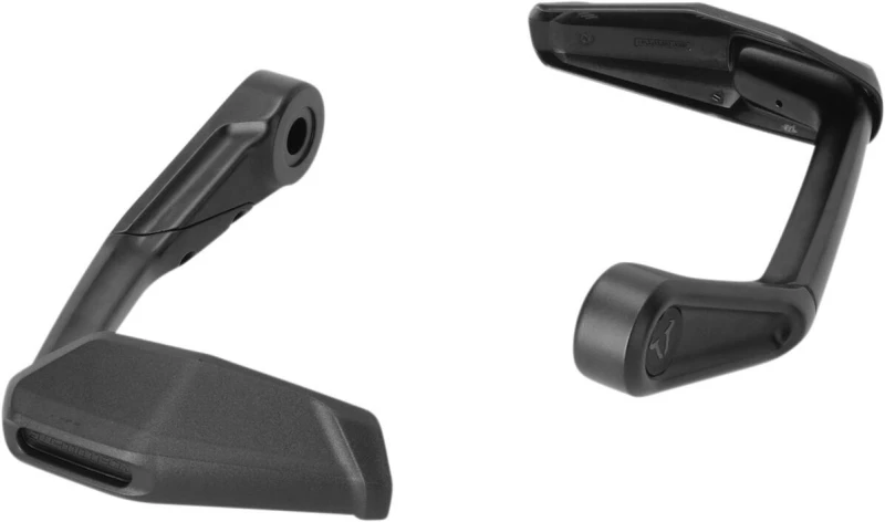 Image of LVG.01.529.11000/B - LVG.01.529.11000/B - SW Motech Lever Guards With Wind Protection - Kawasaki Z 650 2017-2024 - Anodised/Black Anodized LVG.01.529.