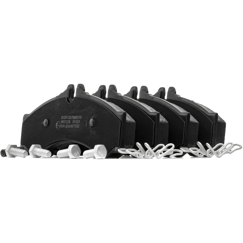 Image of STARK SKBP-0011672 Brake pad set Front Axle, prepared for wear warning indicator Brake Pad Set,disc brake (402)