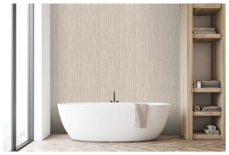 Image of Arthouse Arthouse Grasscloth Cream Wallpaper