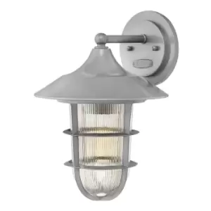 Image of Outdoor IP44 Wall Light Sconce Silver LED E27 100W Bulb External d01367