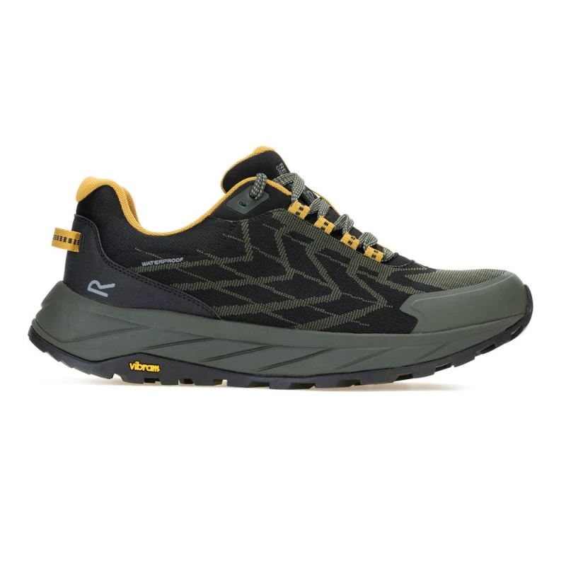 Image of Regatta Mens Cruize Waterproof Walking Trainers in Dark Green Size: 8 Dark Green Male 8