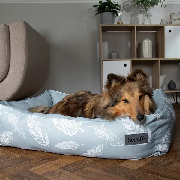 Image of Scruffs Botanical Medium Box Bed-Grey