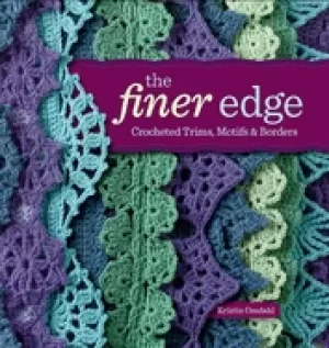 Image of finer edge crocheted trims motifs and borders omdahl kristin