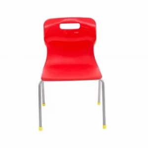 image of TC Office Titan 4 Leg Chair Size 3, Red