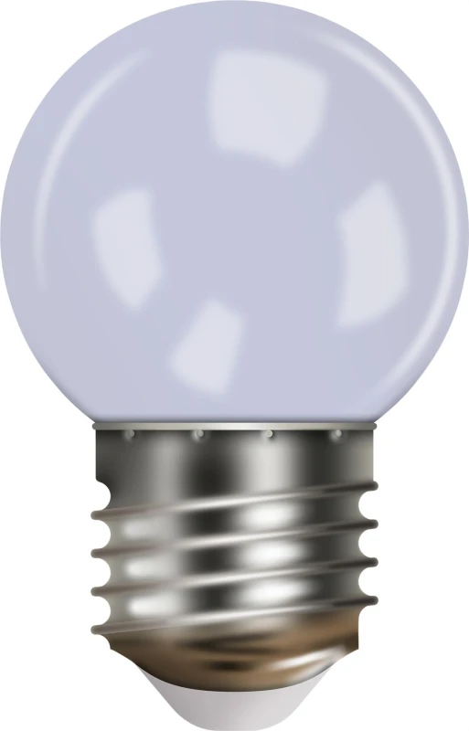 Image of Easy-Connect Festoon 2W Warm White Frosted LED Golf Ball Bulb Anti Shatter Polycarbonate G45 E27 ELV-195221 Festoon Bulb