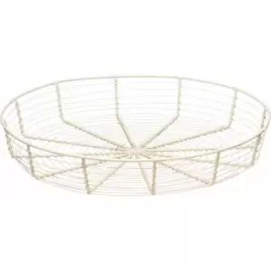 Image of Cream Wire Bread Basket - Premier Housewares