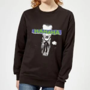 Image of Batman Joker The Greatest Stories Womens Sweatshirt - Black