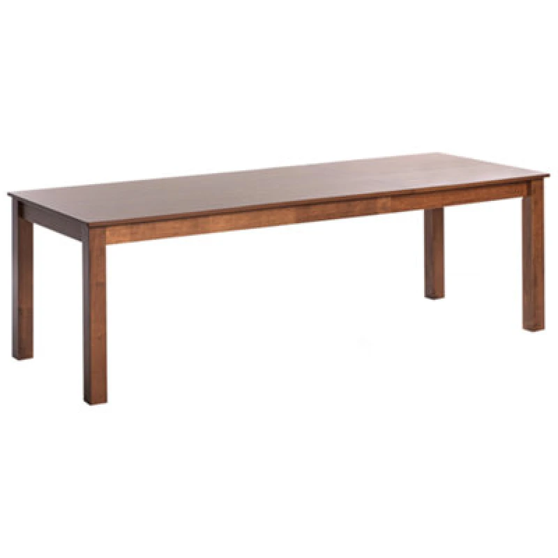 Image of Beliani Extending Dining Table Madura Dark Ash Wood 160/240 Cm 90 Cm