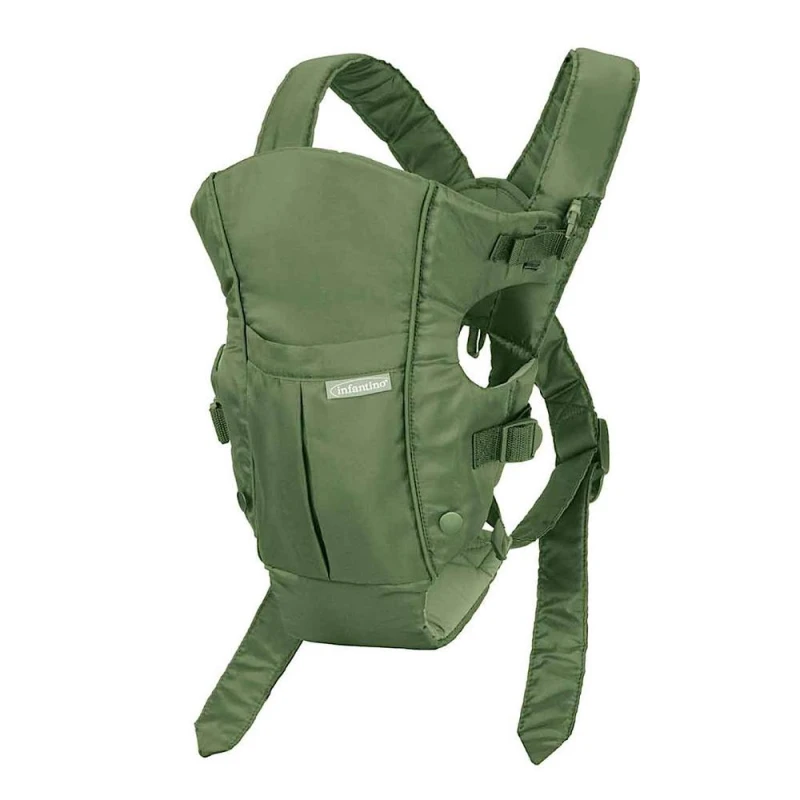 Image of Infantino Swift Classic Carrier Olive Green in Dark Olive Dark Olive Unisex