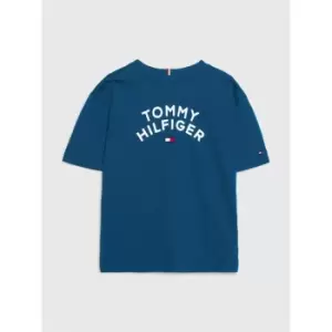Image of Tommy Hilfiger Flag Tee S/S - Blue