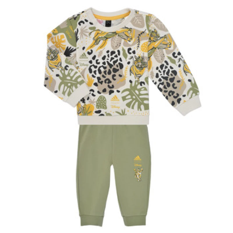 Image of adidas Disney Lion King Joggers and Sweatshirt Set boys's Sets & Outfits in Green
