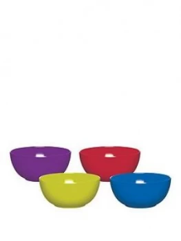 Image of Colourworks Brights Melamine Bowls ; Set Of 4