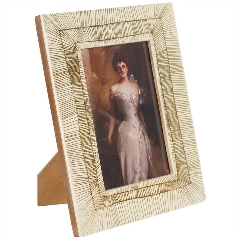 Image of Buttercup Farm Dame Photo Frame 5X7 - Acrylic - L16.51 X W1.27 X H21.59cm - White