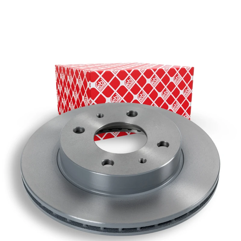 Image of FEBI BILSTEIN 12137 Brake disc Front Axle, internally vented, Coated Brake Disc (82)