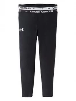 Image of Urban Armor Gear Girls Heatgear Armour Crop - Black