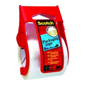 image of Scotch Clear Reinforced Packaging Tape 50mmx9m With Easy Start Dispens