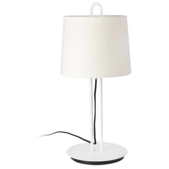 Faro MONTREAL - Table Lamp Round Tapered White, E27