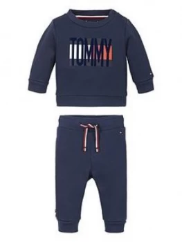 Image of Tommy Hilfiger Baby Boys Flag Tracksuit Outfit