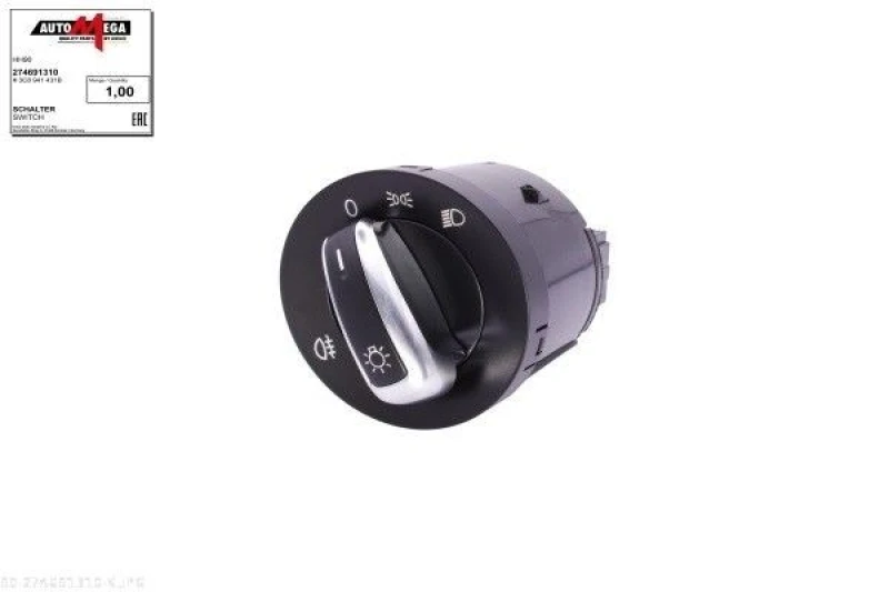 Image of Headlight switch AUTOMEGA 274691310