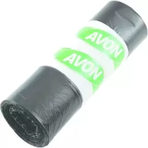 image of Black Bin Liners, Roll of 20 - Avon