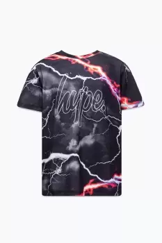 Image of Smokey Storm Outline Script T-Shirt